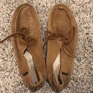 Men’s vans tie up moccasins, size 13